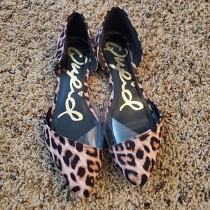 Leopard Print Flats